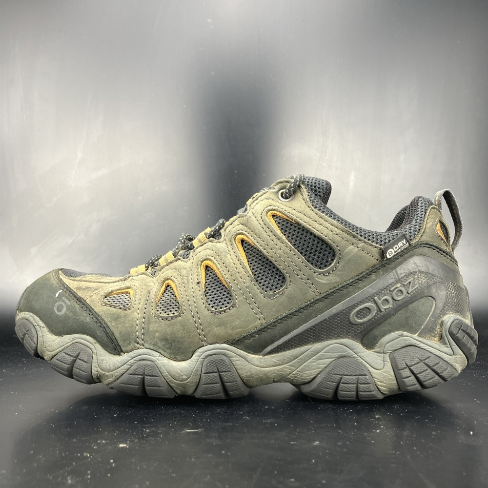 Oboz Sawtooth II Low Hiking Shoes - Men's Size 10.5 'Shadow/Burlap'